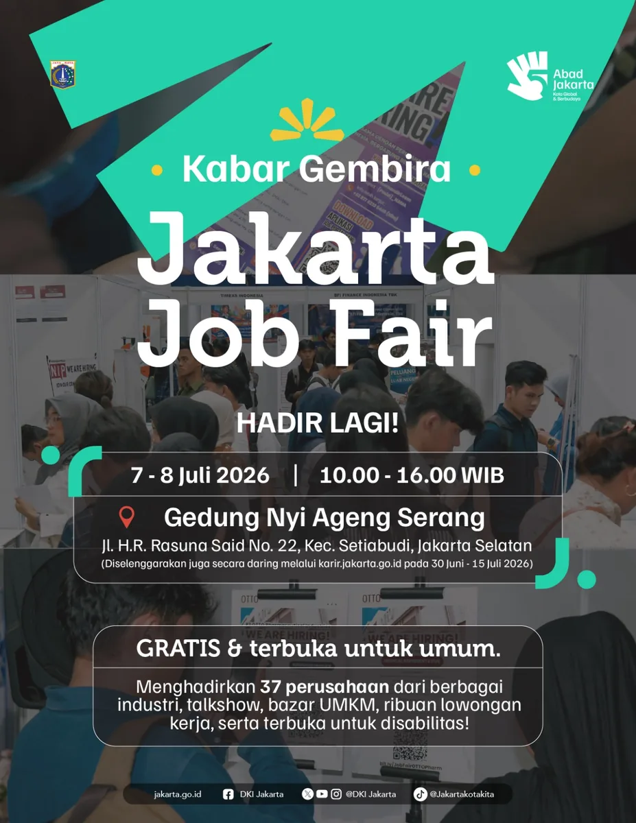 Job Fair Kabupaten Sumedang 2026 (Suku Dinas TKTE Wilayah Kabupaten Sumedang Barat) : 7-8 Juli 2026